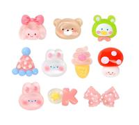 AYVRUOP 10 Pcs Décorations de Plage pour l'été Charmes de Chaussure,Décoration de Sabot,Accessoires Crocs,Plage Accessoire 3D,Pins Crocs ete,Accessoires pour Sandales