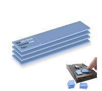 AYVRUOP 4 Pièces Premium Performance Pad Thermique,120 x 20 x 1.0 mm,Sans Perte de Performances,Thermal Pads,Souple Thermal Pad,Gap-Filler,Remplissage des Irrégularités