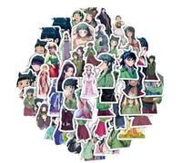 AYVRUOP Autocollants les carnets de l'apothicaire figurine,60 Autocollants en Vinyle Figurine Maomao Imperméables pour Fête,Scrapbooking Ordinateur Portable Skateboard Pour Étudiants Adolescents