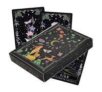 AYVRUOP Jeu de 42 Cartes,Tarot Divinatoire,Moon Witch Oracle,Oracles Divinatoires Cartes,Oracle Divinatoire pour Débutants,Jeux de Tarot