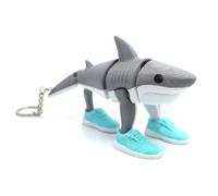 AYVRUOP Tralalero Tralala Italian brainrot toy figurine, Cerveau italien imprimé en 3D Animaux rouges, figurine de collection, pour collectionner et décorer