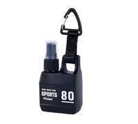 AYVRUOP Vaporisateur portable de voyage 80ml, diffuseur de parfum, d'alcool, d'huile essentielle, avec crochet, à accrocher sur le sac à dos pour la randonnée en plein air