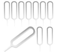 AYWFEY Lot de 10 outils de retrait de carte SIM, broches de carte SIM, outil de carte SIM, compatible avec tous les téléphones iPhone, Samsung, HTC, Google, Sony, Motorola et tous les smartphones