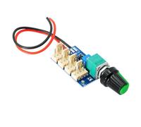 AYWHP 1 contrôleur de vitesse PWM, 2 ports broches, DC 0-12 V, 4 fils 4P PC CPU 4 canaux, ventilateur, régulateur de vitesse, interrupteur PWM pour boîtier PC