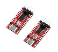 AYWHP Adaptateurs Série USB-C vers TTL 2 PCS FT232RL FTDI Adaptateur Convertisseur pour 3,3 V et 5 V Compatible avec Arduino