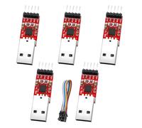 AYWHP CP2102 USB à TTL UART Adaptateur 5 PCS HW-598 série Adaptateur Module téléchargeur 3.3V et 5V avec Fils de raccordement Compatible avec Arduino