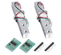 AYWHP Lot de 2 cellules de pesée HX711 ADC 1 kg - Capteur de poids numérique - 1 kg - Balance de cuisine électronique portable - Poids des cellules de pesée