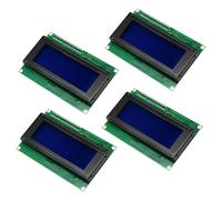 AYWHP Lot de 4 modules d'affichage LCD 20 x 4 2004 avec interface TWI IIC I2C - Écran LCD bleu 5 V compatible avec Arduino, Raspberry Pi Pico, ESP32 & ESP8266