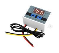 AYWHP XH-W3001 Thermostat Numérique LED 220V avec Sonde NTC 10K, Contrôleur de Température Chauffage et Refroidissement pour Aquarium, Incubateur, Serre