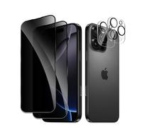 AYWLPP [2+2] Verre Trempé Pour iPhone 16 Pro Max Pouces, 2 Pièces Protecteur d'écran et 2 Pièces Caméra Protecteur d'écran Vitre Protections D'objecti, Dureté 9H Film Protecteur Vitre, Anti-rayures