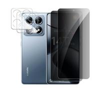 AYWLPP [2+2] Verre Trempé Pour Xiaomi 14T Pro Pouces, 2 Pièces Protecteur d'écran et 2 Pièces Caméra Protecteur d'écran Vitre Protections D'objecti, Dureté 9H Film Protecteur Vitre, Anti-rayures