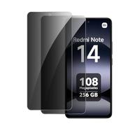 AYWLPP [2 Pièces] Verre Trempé Anti-Espion pour Xiaomi Redmi Note 14 5G, Protecteur D'écran de Confidentialité, 9H Dureté Film Protecteur Vitre, Anti-rayures, Anti-empreintes, Sans Bulles