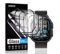 AYWLPP Lot de 4 films protecteurs d'écran en hydrogel pour Apple Watch Ultra 2/1 49 mm - 4 films TPU souple et flexible - Couverture complète - Auto-extinction - Anti-rayures - Résistant aux chocs -