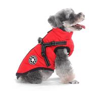 Aywoja Manteau Chien Hiver, Manteau Chien avec Harnais, Veste de Chien Imperméable pour Petit Moyen Grands Chiens, Conception de Bandes Réfléchissantes lavables en Machine