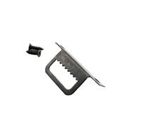 AYWTIUN Accroche Tableau Cadre de Miroir en Fer métallique Noir, 50 pièces, Photo, Peinture à l'huile, dent de scie, Crochet Mural caché avec vis en Forme de T(Right Angle)