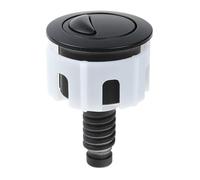 AYWTIUN Bouton Chasse d'eau WC Bouton Poussoir de Commutation 38-49mm, Accessoires ABS, Couvercle de Toilette Noir, Double Chasse d'eau, amélioration de l'habitat
