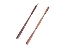 AYWTIUN Chausse-pied à long manche Corne d'oie en bois à long manche, usage domestique for femmes enceintes, facile porter, confortable, antidérapant, outil d'insertion(75cm1+70cm1)