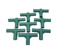 AYWTIUN Connecteur De Cadre Rond Connecteur de Joint Cadre Serre, 8 pièces, 19mm, Robuste, Support d'auvent, Kit connecteurs Pince, Clips Tubes for bâtiments Jardin(Color3)