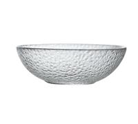 AYWTIUN corbeille a fruit Glass Craft Fruit Salad Bowl Round Snacks Dessert Household Dining Table Solid Color Tray Kitchen Supplies bols de service pour fruits, bonbons(17x5.6cm)