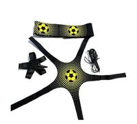 AYWTIUN Entraîneur de jonglage de Football Ceinture lestée d'entraînement de Football, Ceinture au contrôle du Ballon, matériel, Filet(Yellow 1)