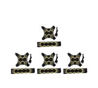 AYWTIUN Entraîneur de jonglage de Football Entraîneur de Football 5-1 pièces, Ceinture d'entraînement réglable avec Ballon et équipement Fitness auxiliaire élastique(Black 4 PCS)