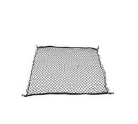 AYWTIUN Filet de Coffre de Voiture, Rangement de Bagages, Organisateur de fret, Filet en Maille élastique Extensible en Nylon avec 4 Crochets en Plastique Universel Noir 70x70 cm pour Voiture