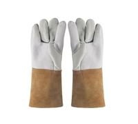 AYWTIUN Gants de soudage 1 paire de gants soudage résistants à la chaleur, en cuir résistant aux épines, travail robustes et coupures, sécurité