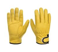 AYWTIUN Gants de soudage 1 paire de gants travail en cuir vache souple, for conducteur, conduite, ferme, jardin, soudage, Protection sécurité, for mécaniciens