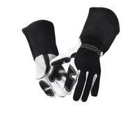 AYWTIUN Gants de soudage Gant de soudage 14 pouces en cuir chèvre, dextérité, confort, résistant à la perforation thermique for le domicile et barbecue