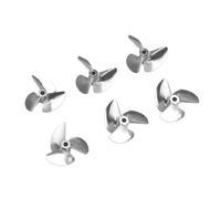AYWTIUN Hélice 3 pales en métal Gauche/Droite, 40 mm, 42 mm, 50 mm, 52 mm, for Bateau de Course et Hors-Bord de 4 mm et 4,76 mm pour Bateaux(D40.0mm Right Hand)