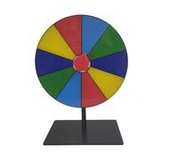 AYWTIUN La Roue de la Fortune Plateau tournant de Table avec Roue la Fortune colorée et Base Stable, idéal for Les boutiques fête(10 Grid)