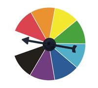 AYWTIUN La Roue de la Fortune Plateau tournant Mural léger et Portable, Roue de la Fortune for Les animations pub, fêtes supermarchés(Color 1)