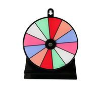 AYWTIUN La Roue de la Fortune Roue de la Fortune à Faire Tourner for Gagner des Prix (20 cm) - Jeu loterie avec Plateau tournant et Tableau Blanc effaçable Sec