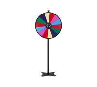 AYWTIUN La Roue de la Fortune Roue de la Fortune tournante 18/24/36 Pouces, 14 Cases, à Poser sur Table ou Pied, Jeux Hasard for Les fêtes et Pubs(24 inch Stand)