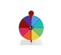 AYWTIUN La Roue de la Fortune Roue de Prix rotative réutilisable, Plateau tournant Table, matériel Jeu for Adultes, Clubs et salles Classe(Color 2 27cm)