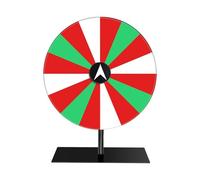 AYWTIUN La Roue de la Fortune Roue de Roulette Portable avec Base Robuste et Plateau tournant for Jeux Hasard, idéale for Les Anniversaires, carnavals fêtes(Color 1)