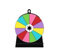 AYWTIUN La Roue de la Fortune Roues de Prix rotatives, Plateau loterie à Monter soi-même, tournant for événements, Bars, karaokés, Accessoires for Clubs, fêtes et Restaurants(Color 2)