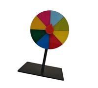 AYWTIUN La Roue de la Fortune Table tournante avec tirage au Sort et Roulette for fêtes, Anniversaires, activités pédagogiques, supermarchés kermesses(8 Grids)