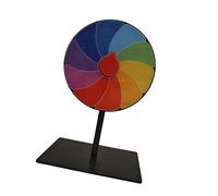 AYWTIUN La Roue de la Fortune Table tournante avec tirage au Sort et Roulette for fêtes, Anniversaires, activités pédagogiques, supermarchés kermesses(10 Grids)