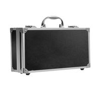 AYWTIUN Mallette en aluminium pour ordinateur portable Boîte à outils en alliage d'aluminium, boîte instruments Portable, fichiers, de rangement du matériel avec éponge