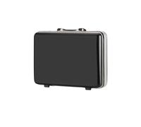 AYWTIUN Mallette en aluminium pour ordinateur portable Porte-documents for ordinateur portable, cadre en aluminium, coque rigide, antivol, verrouillage par mot de passe, sac d'ordinateur for voyage