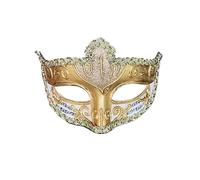 AYWTIUN Masques de fête Faux demi-masque élégant for adultes, hommes et femmes, mascarade, convention musicale, spectacle, décoration de fête(2)