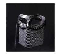 AYWTIUN Masques de fête Masque de mascarade Style Vintage for adultes, complet, accessoires décoration(Color 4)
