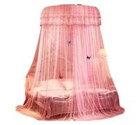 AYWTIUN Rideau de lit Moustiquaire de lit Ronde, Tente, Rideau, baldaquin for Double(Color 12,1.35m (4.5 Feet) Bed)