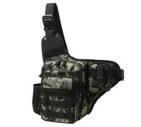 AYWTIUN Sac à bandoulière étanche for la pêche, Les Sports de Plein air, Le Cyclisme, la Poitrine, Le Voyage, l'escalade, Le Camping pour la pêche(Black1)