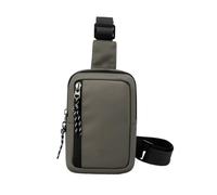 AYWTIUN Sac bandoulière Sac à bandoulière vintage for homme, petit sac de voyage, pochette en nylon, portefeuille(Dark khaki)