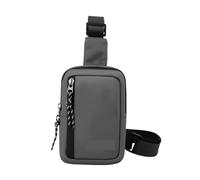 AYWTIUN Sac bandoulière Sac à bandoulière vintage for homme, petit sac de voyage, pochette en nylon, portefeuille(Grey)