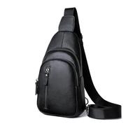 AYWTIUN Sac bandoulière Sac de poitrine for homme, sac à bandoulière, messager, main décontracté for(Color1)