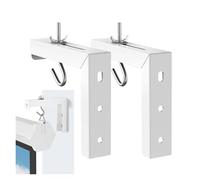 AYWTIUN Support pour écran de Projection Support Mural for écran de projecteur, Supports réglables en Forme L, Accessoires Blancs, Cintre for Films