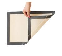 AYWTIUN Tapis de cuisson en silicone pour macarons Tapis de cuisson en silicone antiadhésif et résistant à la chaleur for macarons, muffins autres biscuits. Facile nettoyer(42X29.5cm grey)